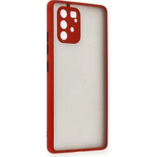 Genel Tedarik Samsung Galaxy A91 / S10 Lite Kılıf Montreal Silikon Kapak - KIRMIZI-(5796) - EMTHBA3045-4634