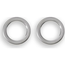 Universal Renault Uyumlu Clio 4 2012-2018 Sis Far Çerçevesi Paslanmaz Çelik