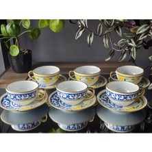 Konyax 12 Parçalık Çay Fincanı Lemone