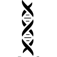 Airbrush Tattoo Sarmal Şerit Yapışkanlı Stencil Süsleme ve Boyama Kalıbı