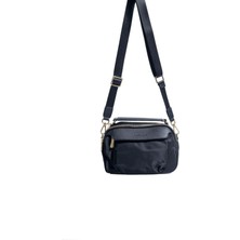Silver & Polo Silver Polo Siyah - Siyah Saten Kadın Çapraz Çanta SP1222