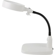 Efe Avm -Masaüstü 10X LED Işıklı Büyüteç Okuma El Sanatları Onarım Büyüteç 7765 ( Lisinya )