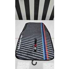 Şimika Alpina Desen Kaymaz Taban Dekoratif Oto Halı Paspas Üniversal Yıkanabilir Her Araca Uyumlu(Kancalı Kumaş Anahtarlık Hediyeli)