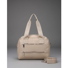 3 Gözlü Çok Bölmeli Günlük Kullanım Kadın El ve Omuz Çantası – Şık ve Fonksiyonel Tasarım