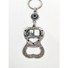 Moncuk Design Sultan Ahmet Temalı Açacaklı Metal Anahtarlık