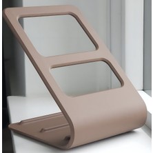 MisterionStudio Minimalist Tasarım Telefon ve Kumanda Standı – Ergonomik Masaüstü Tutucu Aparat ( Ten Rengi )