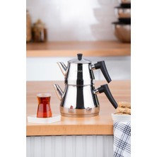 Braventa Collection Acar Verona Indüksiyon Tabanlı Midi Çaydanlık Takımı