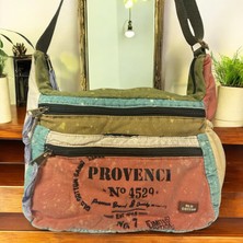 Old Cotton Cargo Vintage Eskitme Salaş Günlük Gezi Okul Postacı Çantası 28 cm x 26 cm