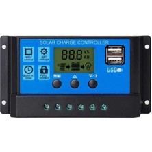 Voltaj Solar Panel Akü Şarj Cihazı 20A 12/24V