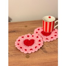 Luma Desingss Örgü Bardak Altlığı 4 Adet