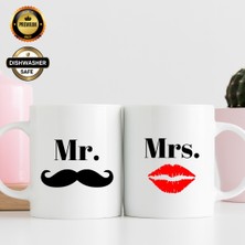 Sevgiliye Özel 2'li Premium Porselen Kupa Bardak