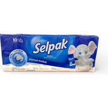 Selpak Pamuk Katkılı Mendil 10 Paket – Ultra Yumuşak Cep Mendili, 4 Katlı Kağıt Mendil