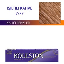 ModaSize Single Tüp Boya Saç Boyası Işıltılı Kahve 7/77