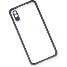 Olinea Newface Redmi 9A Kılıf Miami Şeffaf Silikon - Gri