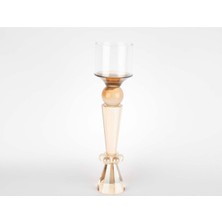 Mikasa Moor Kristal Şampanya Mumluk 41X10CM