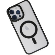 Olinea Newface Iphone 14 Kılıf Room Magneticsafe Silikon - Siyah
