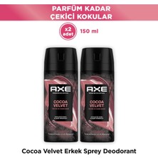 Axe Premium Collection Erkek Spray Deodorant Cocoa Velvet 150 ml X2