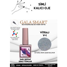 Gala Smart  Yarı Şeffaf Simli Vıtraj Kalıcı Oje 10 ml  Oje Kodu: Vıtraj 1