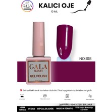 Gala Smart  Bordo Kalıcı Oje 10 ml Oje Kodu: 108