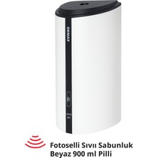 Onno Fotoselli Sıvı Sabunluk Abs * Pilli * 900 ml Beyaz