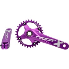 Raptor Hollowtech Aynakol 32 Dişli - Mor