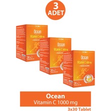 Ocean Vitamin C 1000 Mg 30 Tablet 3 Adet