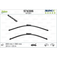 Valeo Storozal Silecek Supurgesi 600/580MM Swf Bmw E60