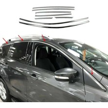Universal Ford Kuga 2013-2019 Krom Cam Üst Çıtası