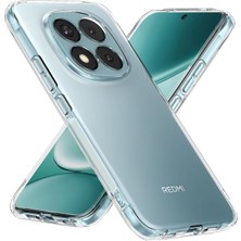 Wowacs Xiaomi Redmi Note 15 Pro Plus 5g ile Uyumlu Kılıf Şeffaf Kamera Korumalı Esnek Silikon Telefon Kılıfı Kapak