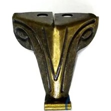 Magicool Moda Sac Ahşap, Sunta Sandık Ayağı, Kutu Ayak 2,5 cm - Antik