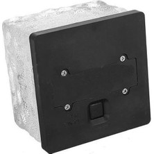 Powermaster PM-21648 Solar Yeşil Ledli Tuğla Görünümlü Bahçe Dekorasyon Aydınlatma