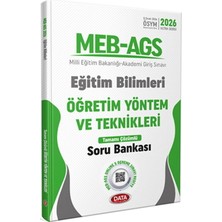Anla Kazan Yayınları Data Yayınları 2026 Meb Ags Eğitim Bilimleri Öğretim Yöntem ve Teknikleri Çözümlü Soru Bankası