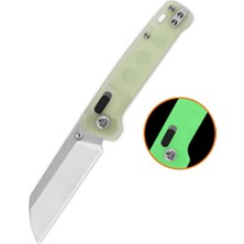 Qsp Penguin | Karanlıkta Parlayan Reçine Sap | Glyde Lock | 14C28N Çelik Çakı | QS130GL-H1