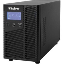 Binbir Göz Bilgisayar Inform Sinüs Evo 3kva 5-12DK LED Gösterge 6X12V/9AH 1f/1f Online Ups 856011003005