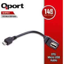 Binbir Göz Bilgisayar Qport Q-Otg1 Otg To Mıcro USB Çevirici Adaptör
