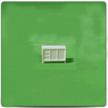 Schulcz 559019 1/50 Ölçek, Komodin Dolap-32 Mm-Beyaz-2 Adet