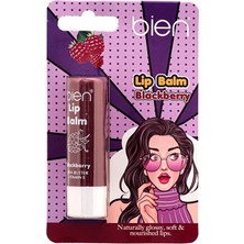 Böğürtlenli Lip Balm - Shea Butter ve E Vitaminli Onarıcı Dudak Koruyucu (Doğal Parlaklık)