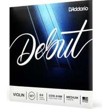 Braventa Collection D'addario D310 Debut Takım 4/4 Keman Teli Medium USA Menşeli