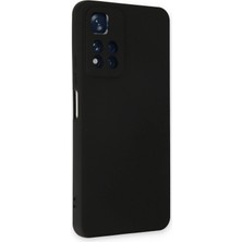 Starseven Newface Redmi Note 11 5g Kılıf Nano Içi Kadife Silikon - Siyah