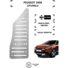 A&G Tuning Peugeot 3008 Ayak Dinlendirme Pedalı Krom Ayak Dayama Pedalı