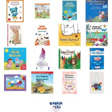 Almidilli Yayınları Anaokulu Matematik Çalışmalar 4-5 Yaş Çıkartmalarla... +16 Eğitim Kitabı