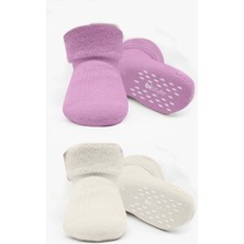 Budi Bi̇style 2'li Havlu Soket Kaymaz Basic Gi̇rl 10507 Gül Kurusu