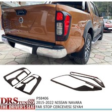 Universal Nissan Navara 2016 Sonrası Far ve Stop Kaplama Siyah