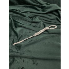 İkonive 925 Ayar %100 Gümüş Tesbih - Düz Boncuk Kesim Küçük Boy - Hediyelik