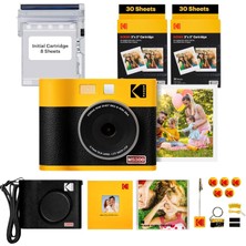 Hype Store Kodak Mini Shot 3 Era Sarı 3x3 + 60 Yaprak + Aksesuar Kiti
