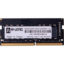 Kaia Life Hı-Level 16GB Ddr4 3200MHZ CL22 Notebook Ram HLV-SOPC25600D4/16G (1.2V)