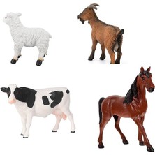 Kidmar Oyuncak Bma-14 Pvc Pakette Dörtlü Çiftlik Hayvanları