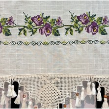 Luvia Home Kanaviçeişlemeli Otantik Perde