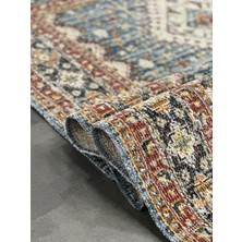 Woolen Halı Woolen History Eskitme Desen Halı 8704 Multı