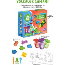 Bigkids Toys Yolculuk Zamanı Oyun Hamuru Seti (18 Parça - 352 Gr)